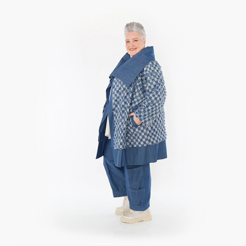 AKH Fashion Jacke 7053 PureRebel, Jeansblau/Grau