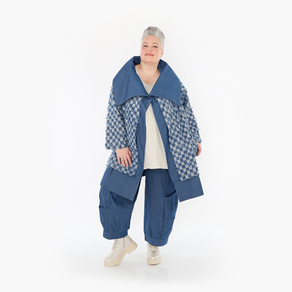 AKH Fashion Jacke 7053 PureRebel, Jeansblau/Grau