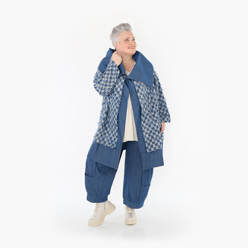AKH Fashion Jacke 7053 PureRebel, Jeansblau/Grau