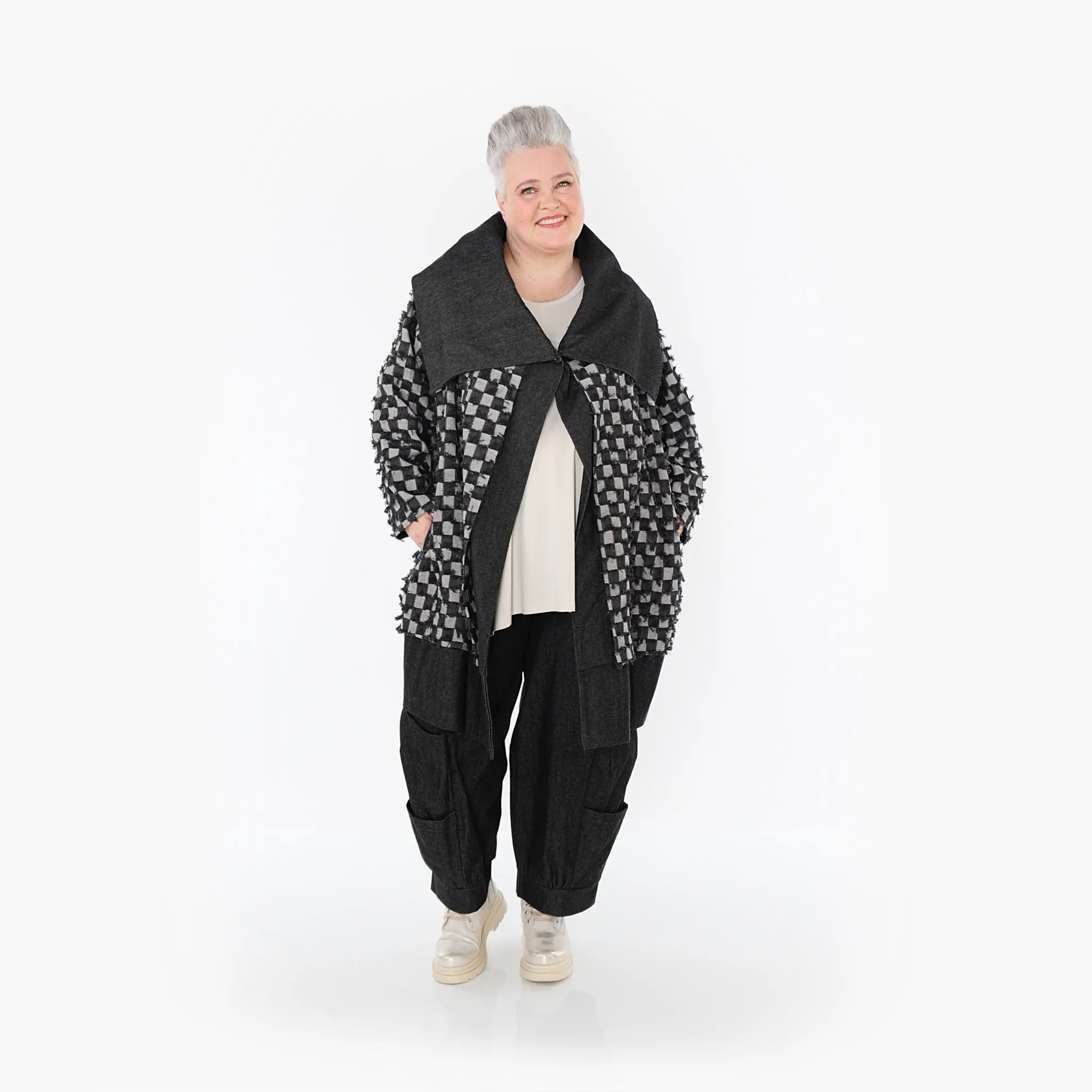 AKH Fashion Jacke 7053 PureRebel, Schwarz/Grau