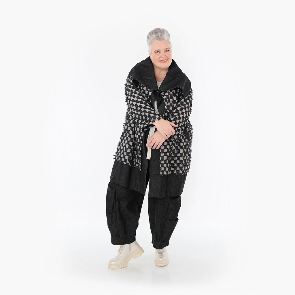 AKH Fashion Jacke 7053 PureRebel, Schwarz/Grau