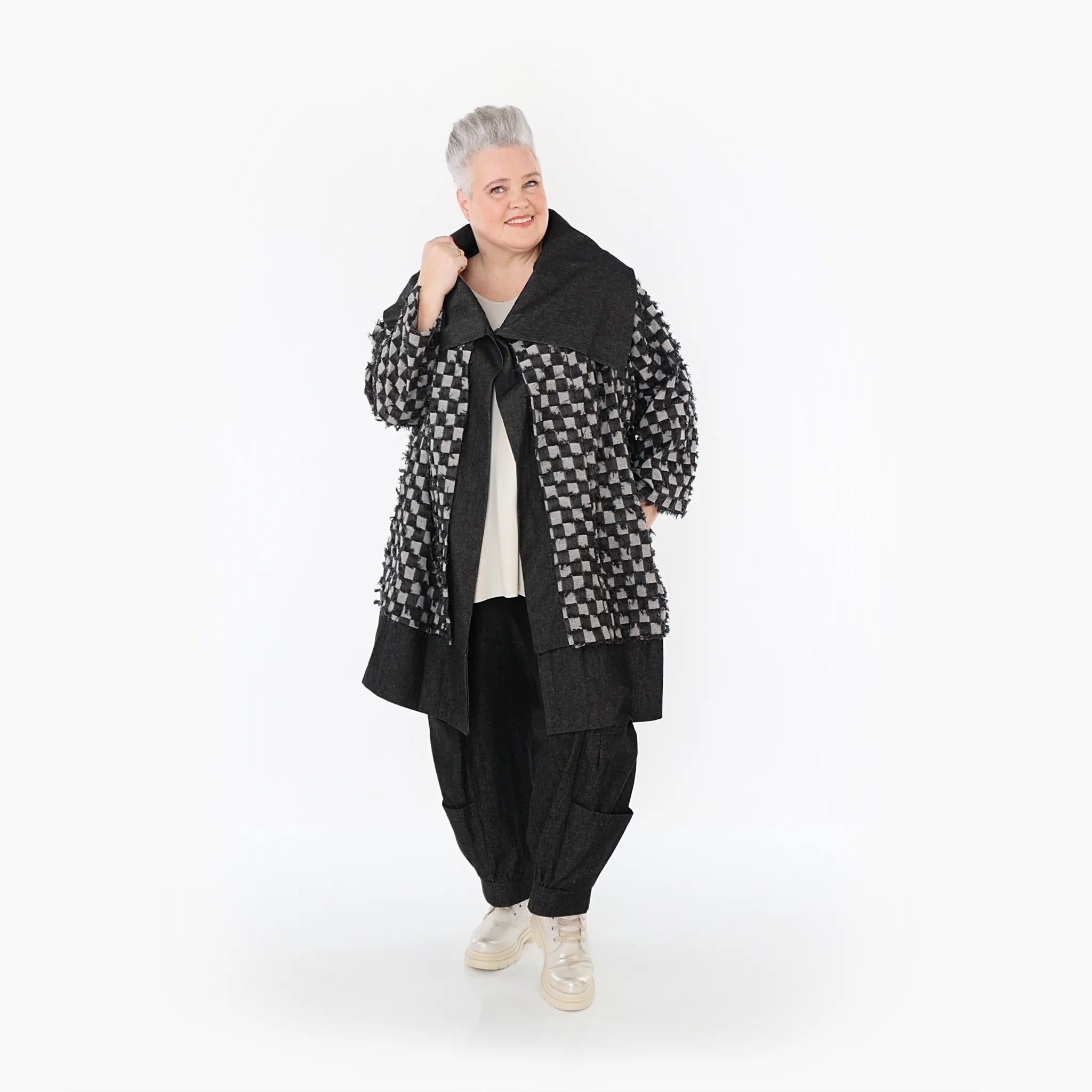 AKH Fashion Jacke 7053 PureRebel, Schwarz/Grau