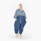 AKH Fashion Mantel 7055 PureRebel, Jeansblau/Grau