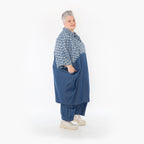 AKH Fashion Mantel 7055 PureRebel, Jeansblau/Grau