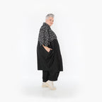 AKH Fashion Mantel 7055 PureRebel, Schwarz/Grau