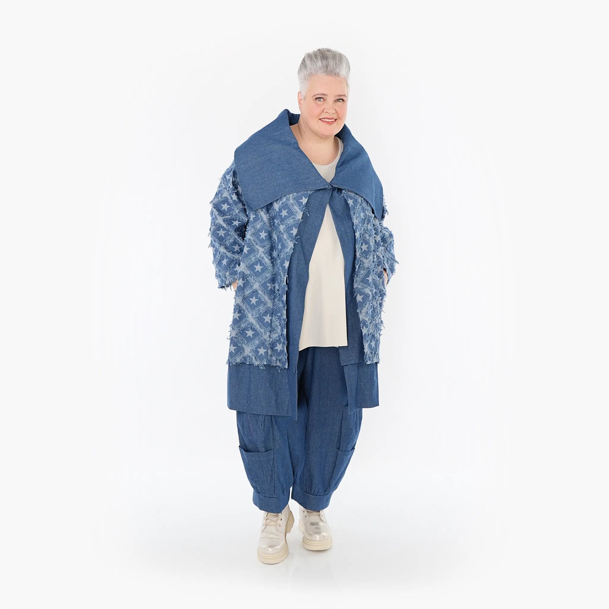 AKH Fashion Jacke 7053 DreamStar, Jeansblau/Grau