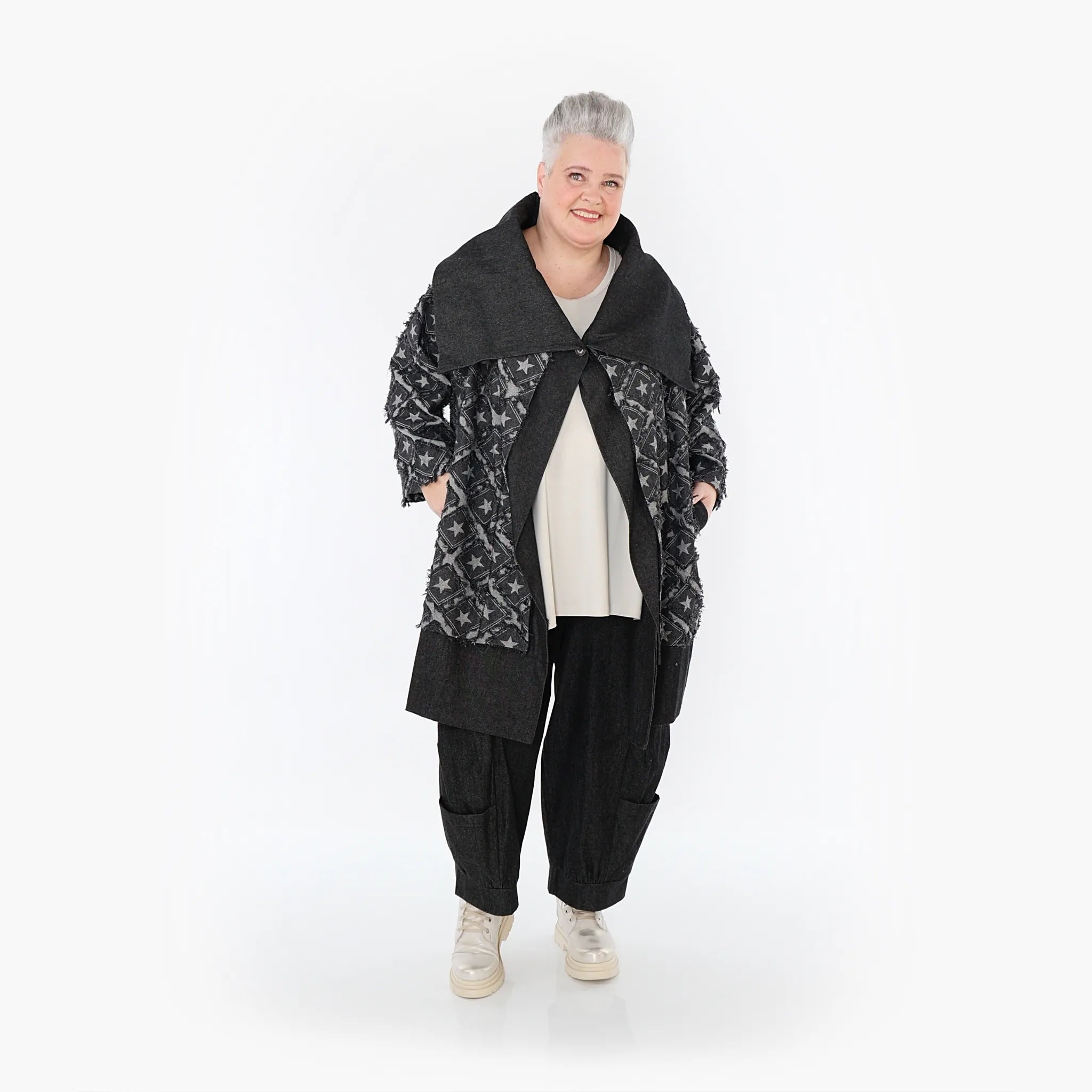 AKH Fashion Jacke 7053 DreamStar, Schwarz/Grau