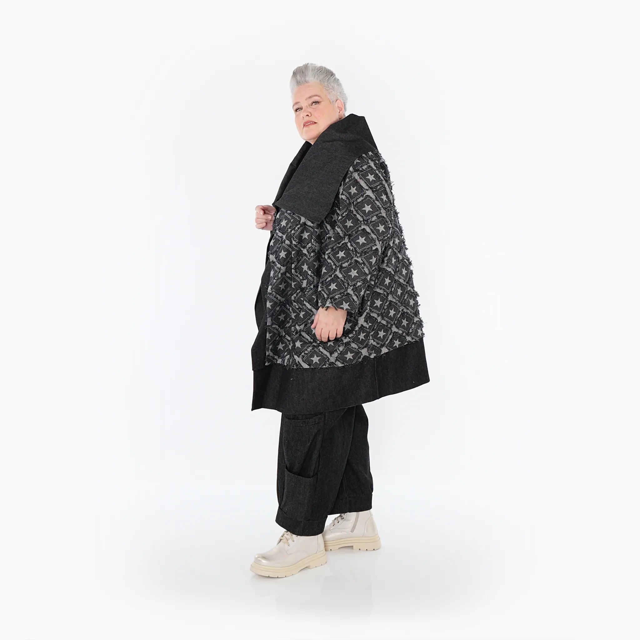 AKH Fashion Jacke 7053 DreamStar, Schwarz/Grau
