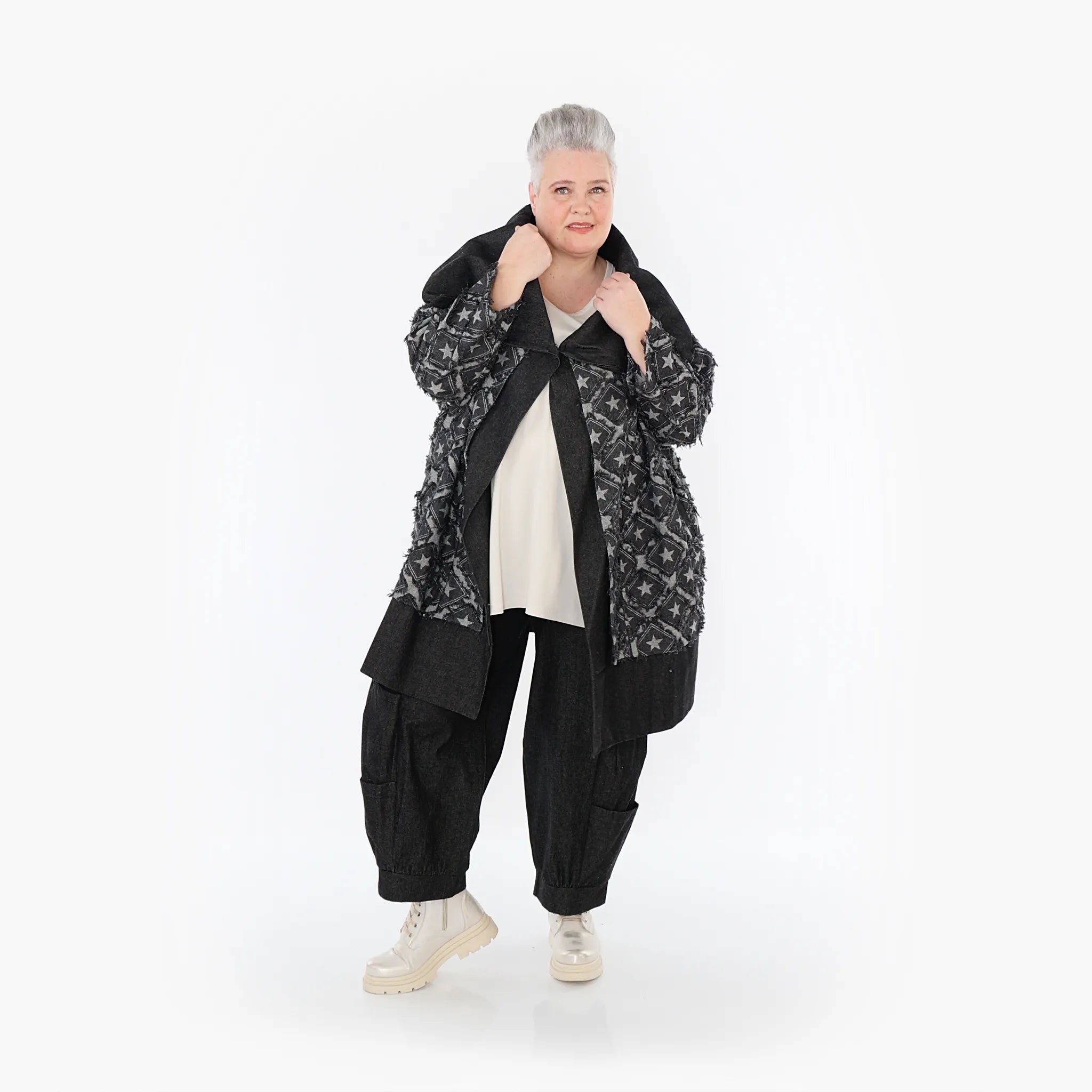 AKH Fashion Jacke 7053 DreamStar, Schwarz/Grau