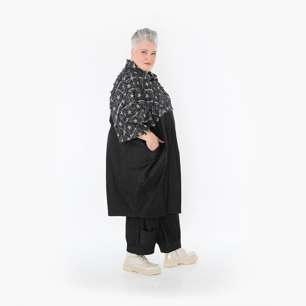 AKH Fashion Mantel 7055 DreamStar, Schwarz/Grau