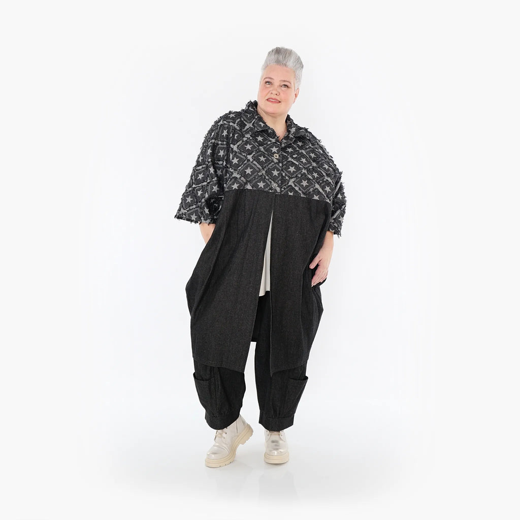 AKH Fashion Mantel 7055 DreamStar, Schwarz/Grau