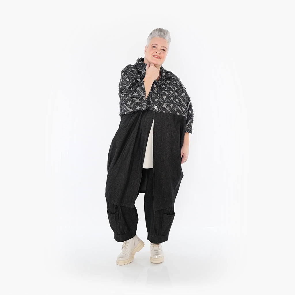 AKH Fashion Mantel 7055 DreamStar, Schwarz/Grau