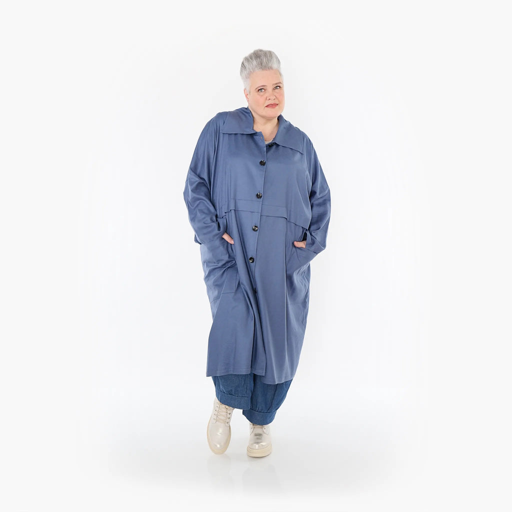 AKH Fashion Mantel 7041 Sanga, Jeansblau