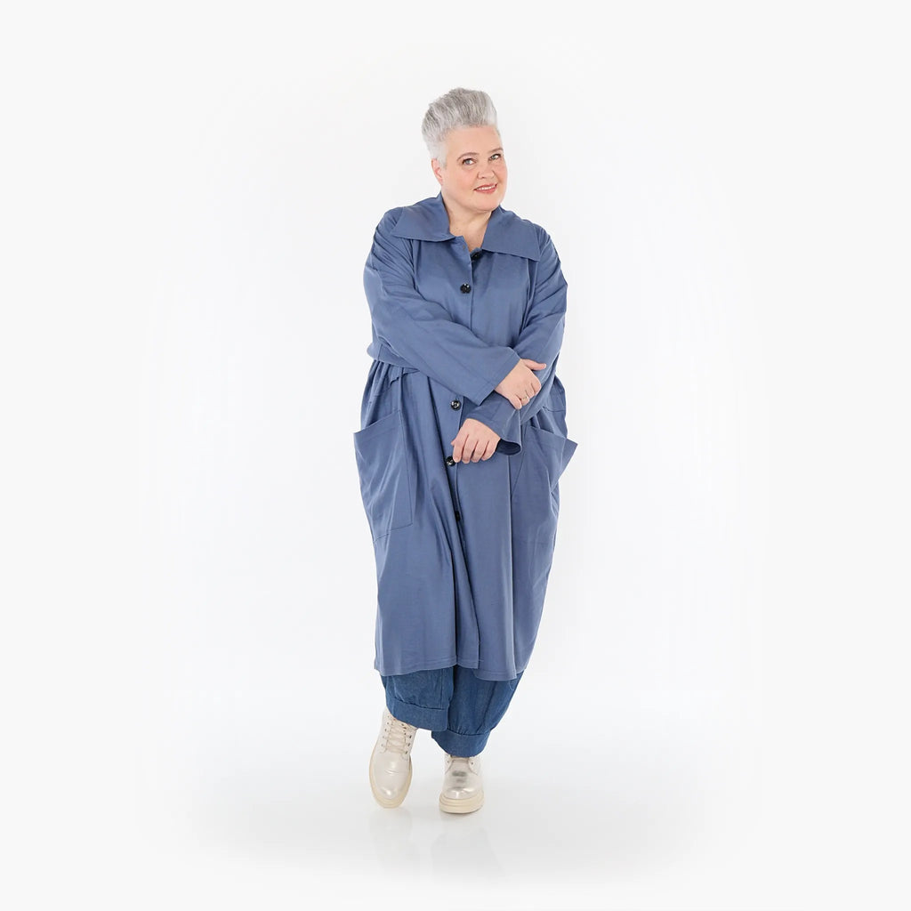 AKH Fashion Mantel 7041 Sanga, Jeansblau