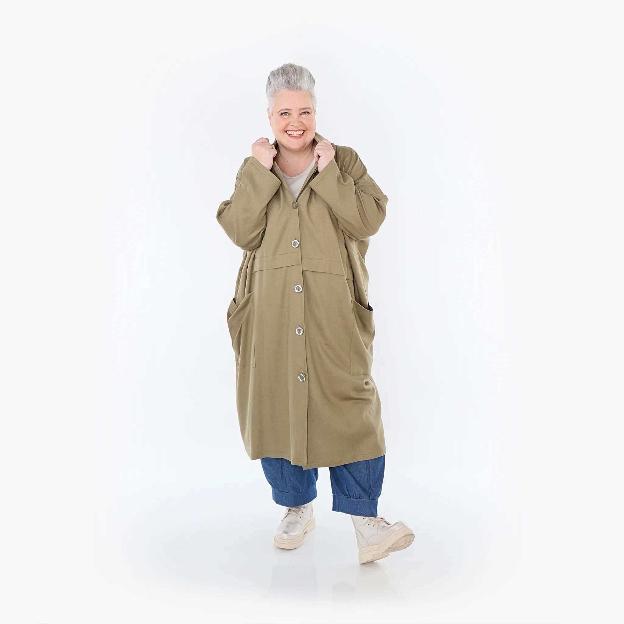 AKH Fashion Mantel 7041 Sanga, Pistazie