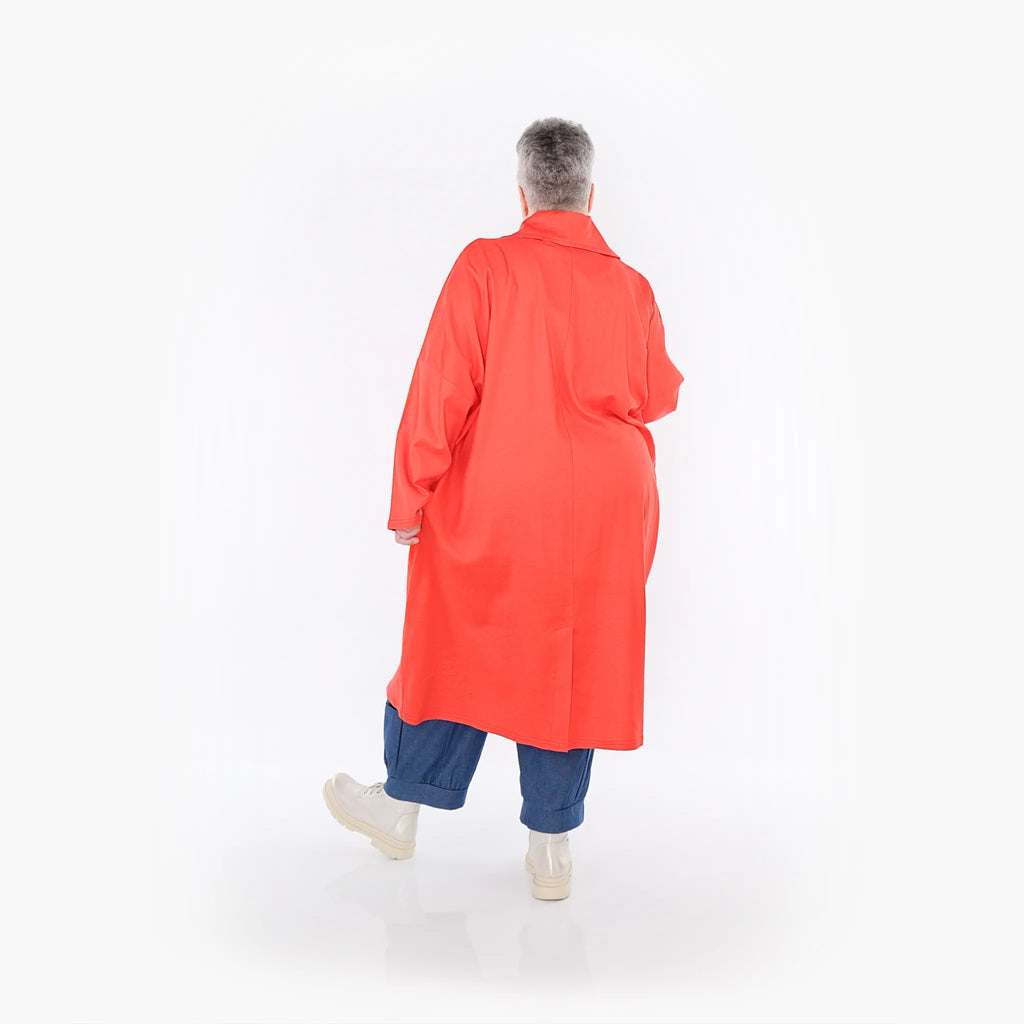 Manteau AKH Fashion 7041, rouge