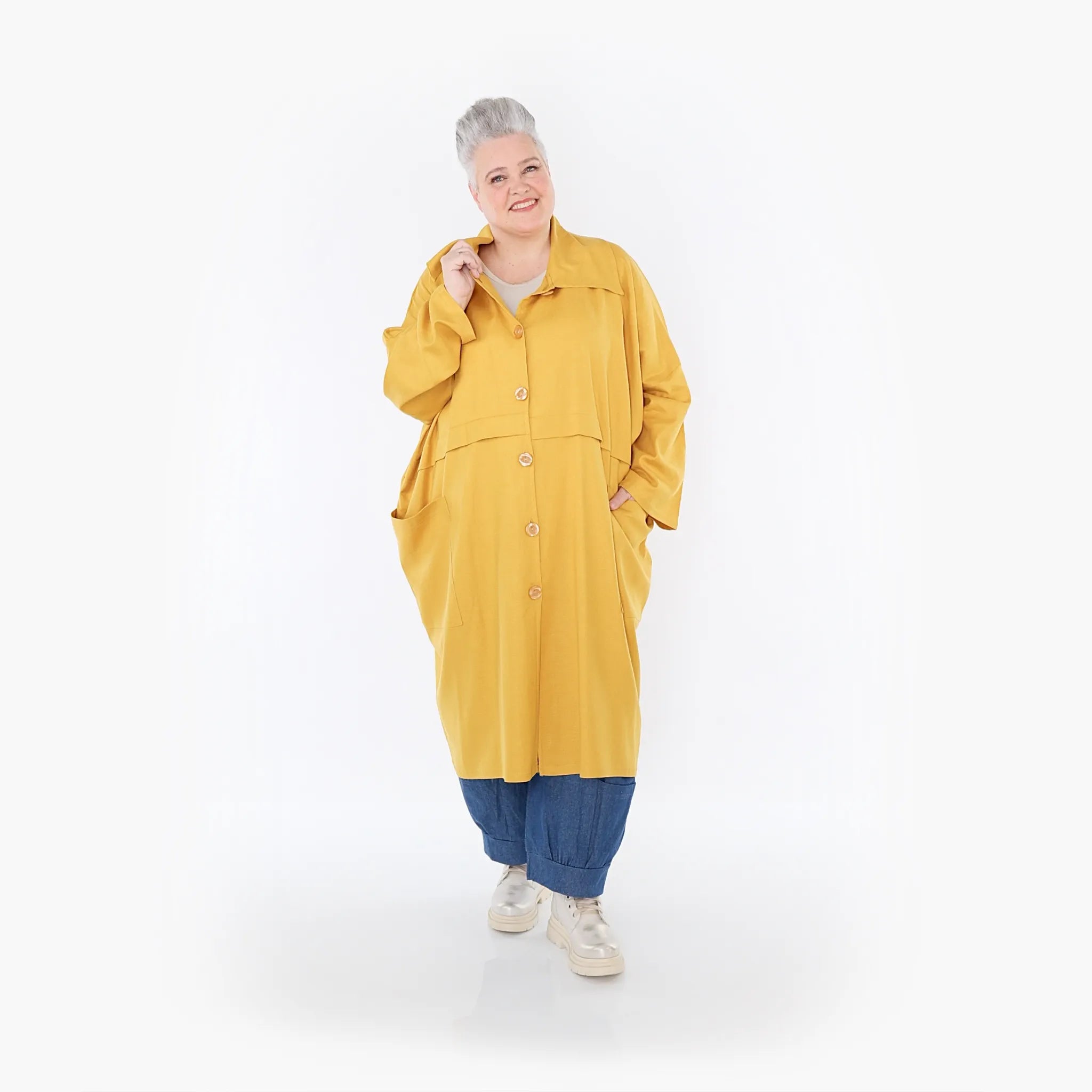 AKH Fashion Mantel 7041 Sanga, Honig