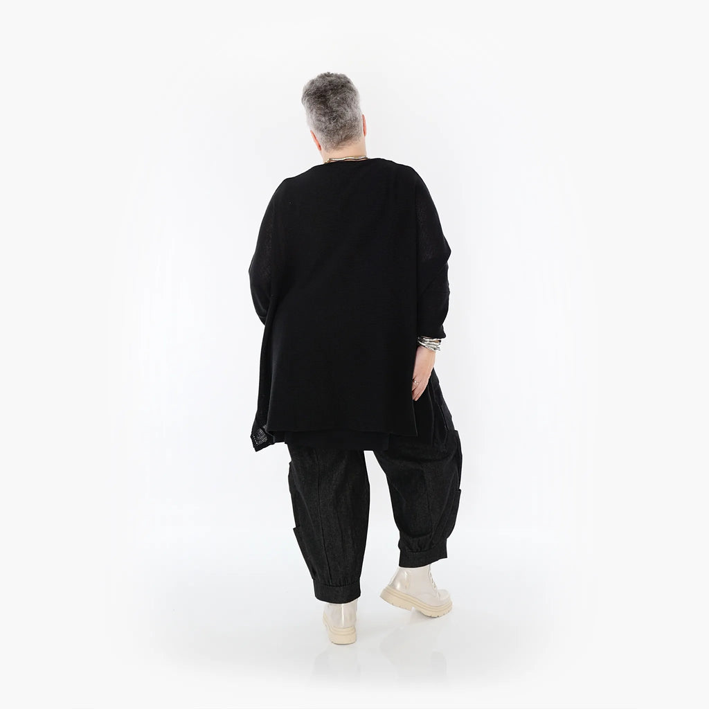 AKH Fashion Shirt 2307 Strick, Schwarz