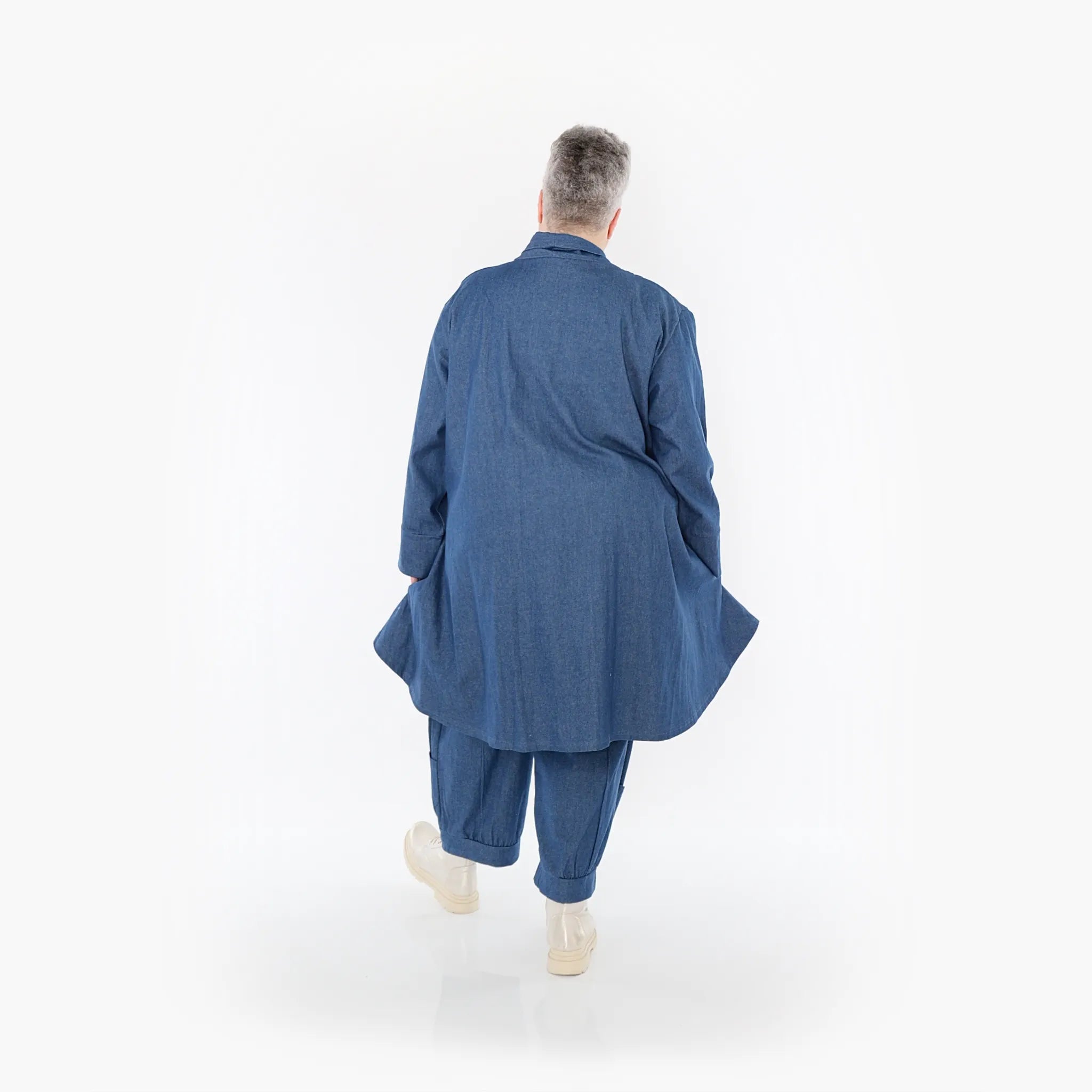 AKH Fashion Cardigan 7040 Indigo, Jeansblau