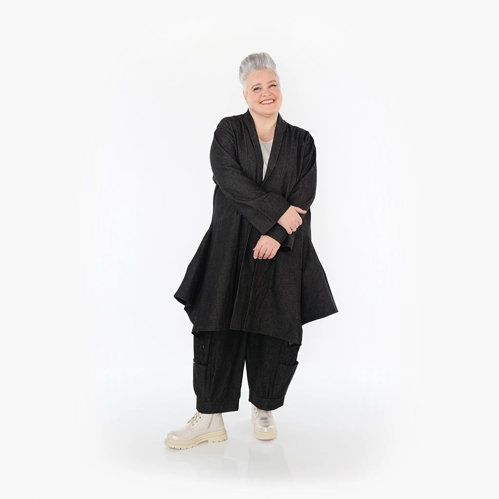 AKH Fashion Cardigan 7040 Indigo, Schwarz