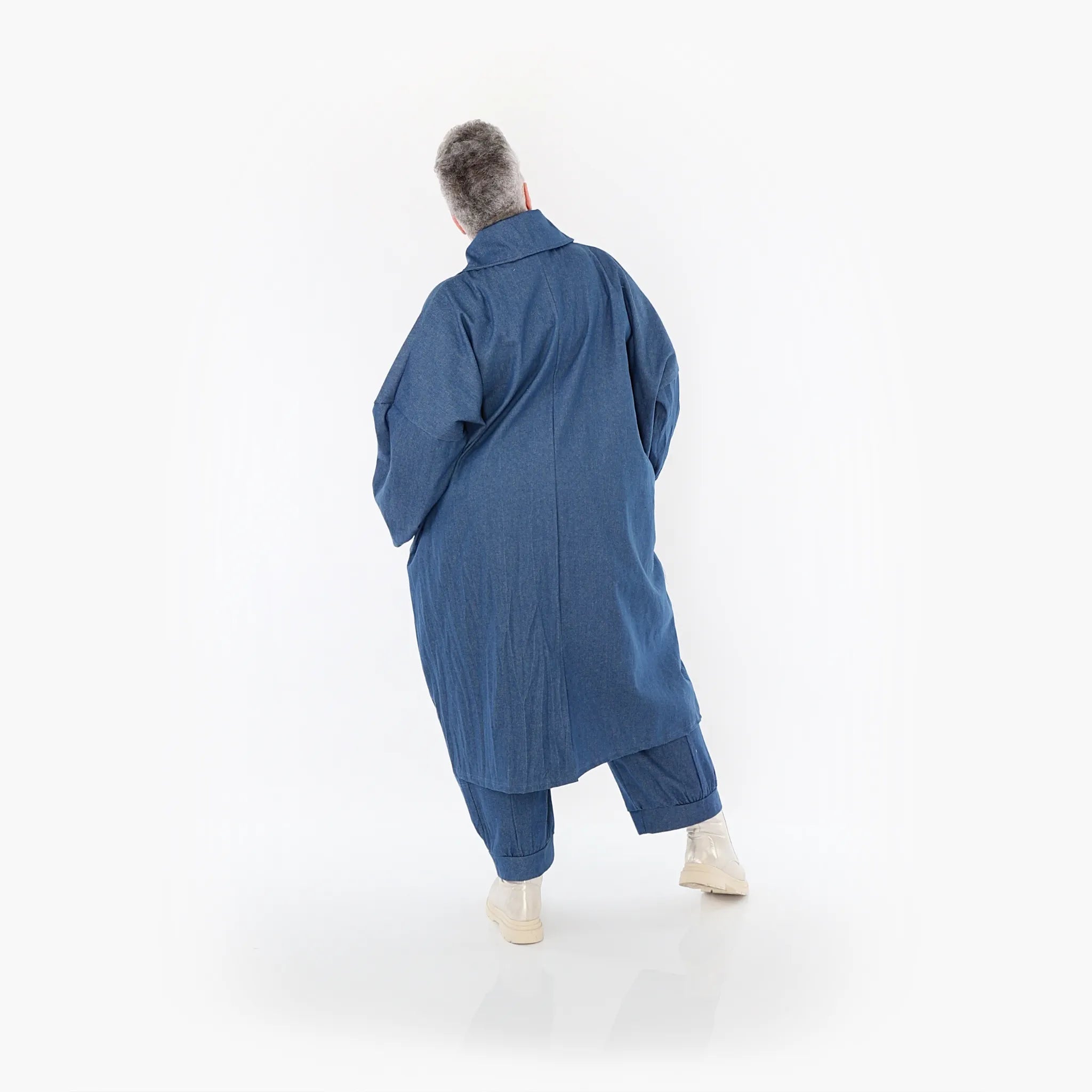 AKH Fashion Mantel 7041 Indigo, Jeansblau