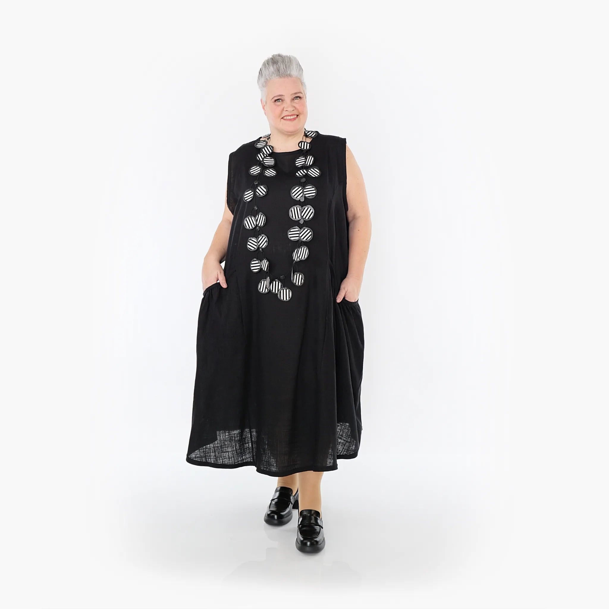 AKH Fashion Kleid 7058 Leona, Schwarz