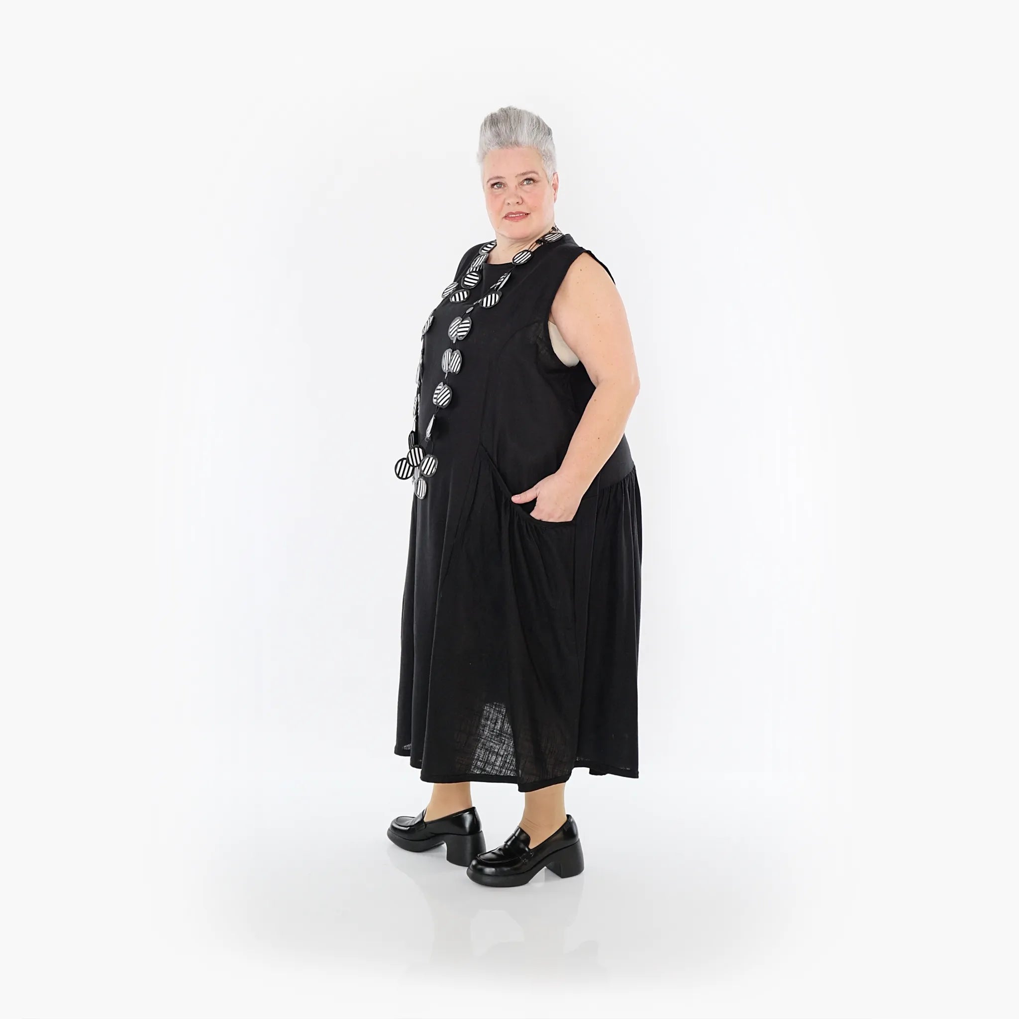 AKH Fashion Kleid 7058 Leona, Schwarz