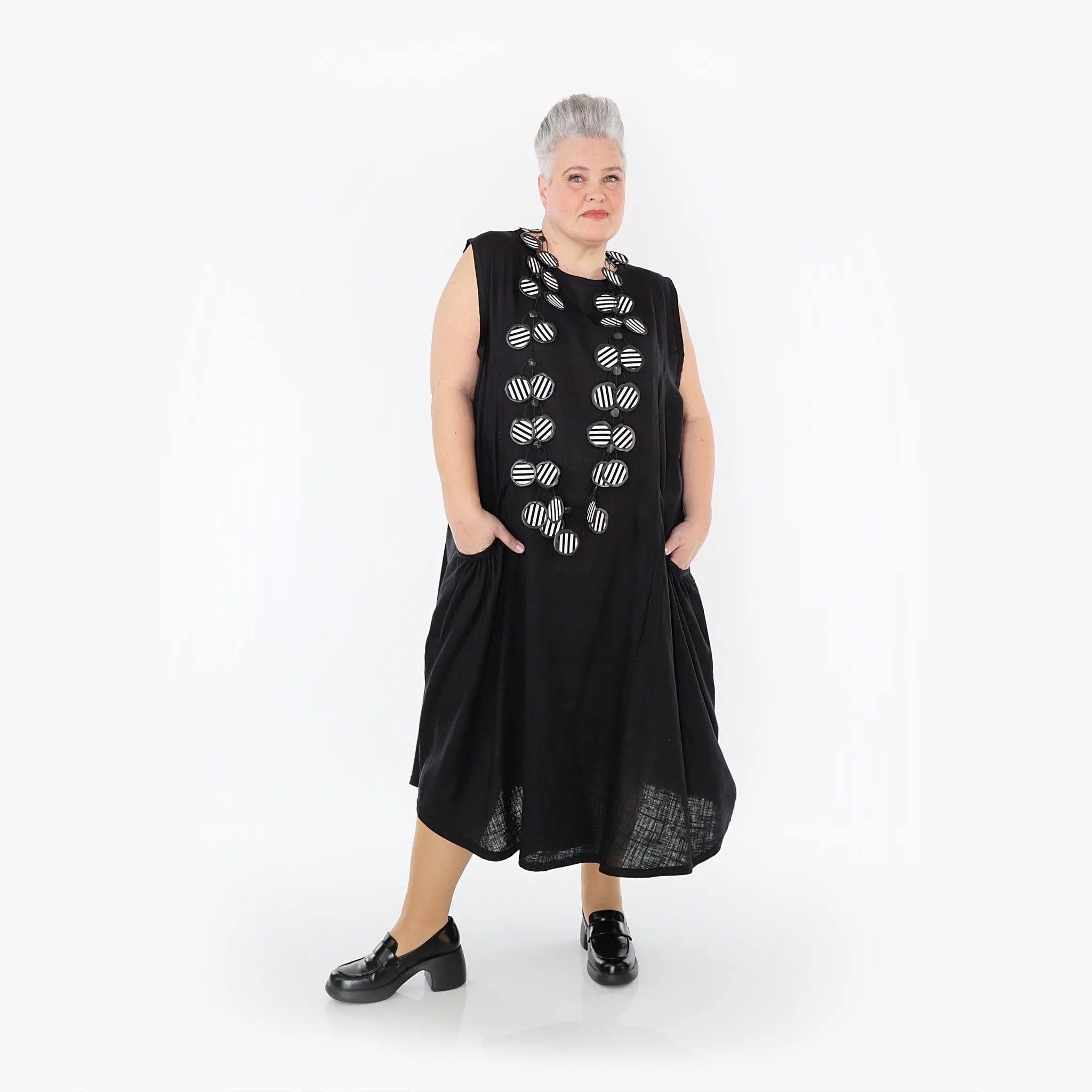 AKH Fashion Kleid 7058 Leona, Schwarz