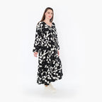 AKH Fashion 7064 Dress, Black and White