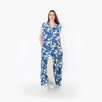 AKH Fashion Weste 7066 Synthia, Blau/Weiß