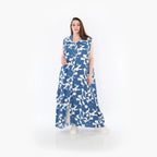 AKH Fashion Weste 7066 Synthia, Blau/Weiß