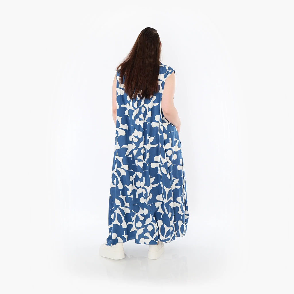 AKH Fashion Weste 7066 Synthia, Blau/Weiß