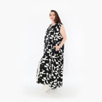 AKH Fashion 7066 Vest, Black and White