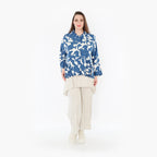 AKH Fashion Jacke 7067 Synthia, Blau/Weiß