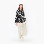 AKH Fashion Jacke 7067 Synthia, Schwarz/Weiß