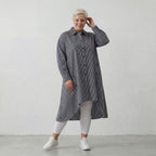 AKH Fashion Bluse 7057 Diana, Anthrazit/Weiß