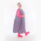 AKH Fashion 7058 Tunic, Fuchsia Green