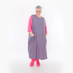 AKH Fashion 7058 Tunic, Fuchsia Green