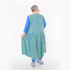 AKH Fashion Tunika 7058 AmazeMe, Lime/Blau