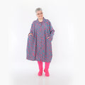 Chemisier AKH Fashion 7061, vert fuchsia