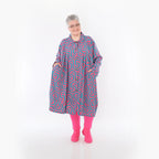 Chemisier AKH Fashion 7061, vert fuchsia