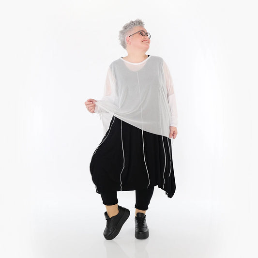 AKH Fashion 6721 Big Shirt, Weiß