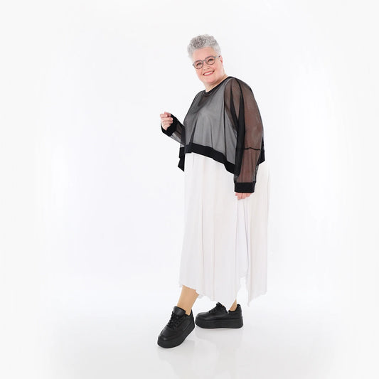 AKH Fashion 7011 Überwurf, Schwarz