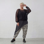 AKH Fashion Hose 6992 Valenzia, Schwarz/Weiß