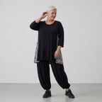 AKH Fashion Shirt 7069 Valenzia, Schwarz/Weiß