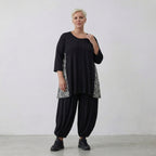 AKH Fashion Shirt 7069 Valenzia, Schwarz/Weiß