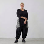 AKH Fashion Shirt 7069 Valenzia, Schwarz/Weiß