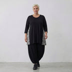 AKH Fashion Shirt 7069 Valenzia, Schwarz/Weiß