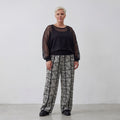 AKH Fashion Hose 7074 Valenzia, Schwarz/Weiß
