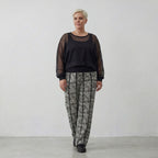 AKH Fashion Hose 7074 Valenzia, Schwarz/Weiß